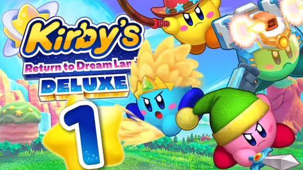 KIRBY RETURN TO DREAMLAND DELUXE CO-OP NINTENDO SWITCH EPISODE 1 ! UNE NOUVELLE AVENTURE COMMENCE !