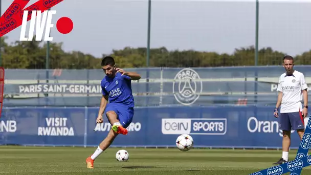 15 minutes live of training before Paris Saint-Germain - Juventus 🔴🔵