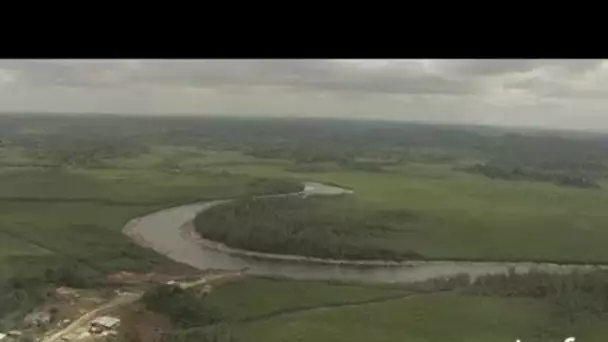 Gabon : rapides sur le fleuve
