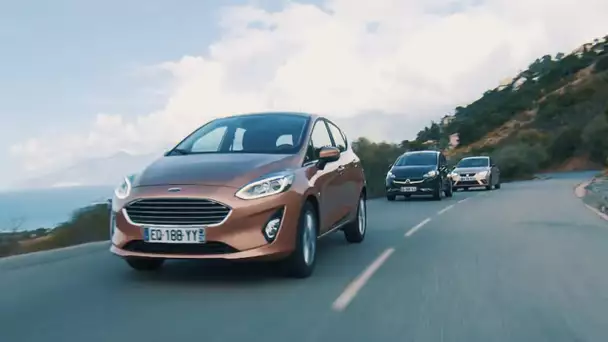 L'Opel Corsa, la Ford Fiesta et la Seat Ibiza dans l'arène