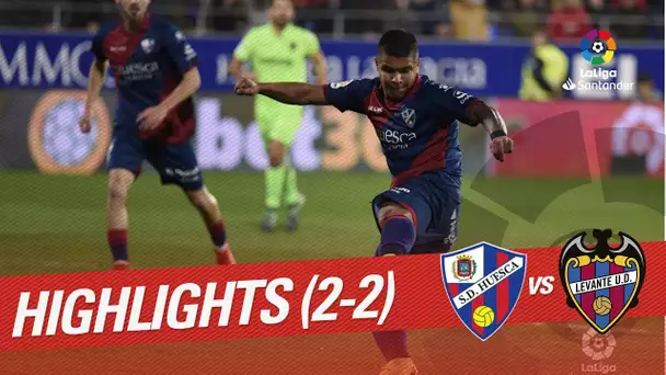 Highlights SD Huesca vs Levante UD (2-2)