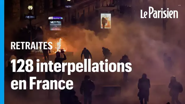 6e nuit de tensions en France : défilés aux flambeaux, feux de poubelles et heurts avec les CRS