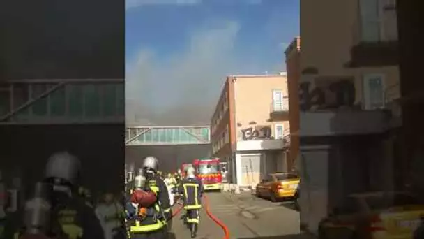 Incendie dans le plus grand squat de Toulouse