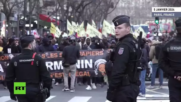 🇫🇷 Paris : manifestation contre les projets des lois sur l'immigration