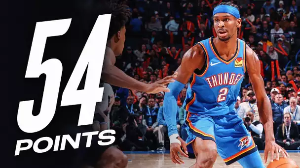 SGA's INSANE CAREER-HIGH 54-PT Performance vs Jazz | January 22, 2025