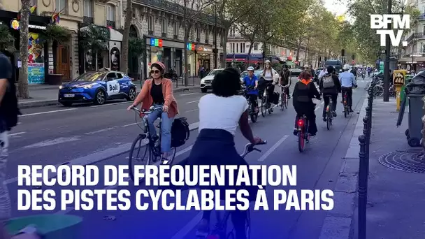 +22% en un an: les pistes cyclables de Paris battent un record de fréquentation