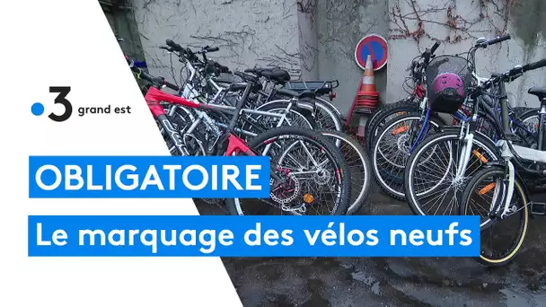 Le marquage des vélos neufs est désormais obligatoire