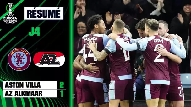 Résumé : Aston Villa 2-1 AZ Alkmaar - Conference League (4e journée)