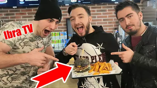 DEGUSTATION DE 3 BIG BURGERS XXL au RESTO d&#039;IBRA TV ! Feat IbraTV