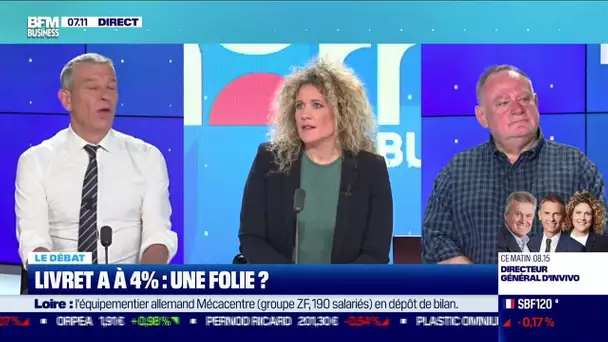 Nicolas Doze face à Jean-Marc Daniel: Livret A à 4%, une folie ?