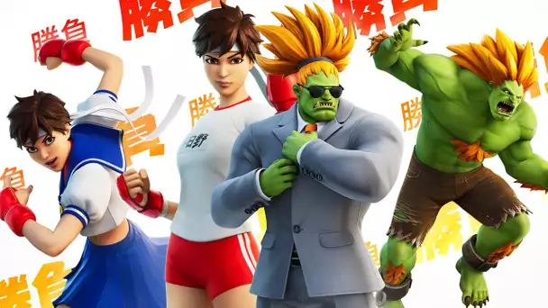 BLANKA ET SAKURA DE STREET FIGHTER ARRIVENT SUR FORTNITE ! (FORTNITE NEWS)