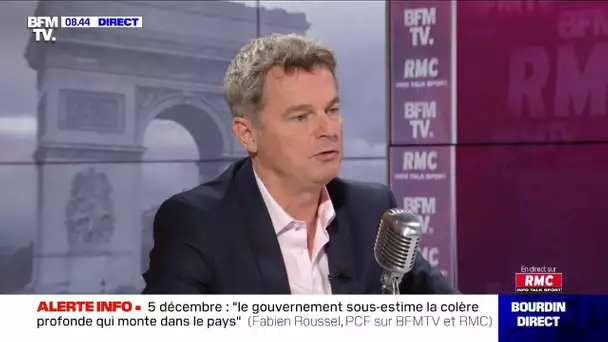 "Le gouvernement sous-estime la colère profonde qui monte en France" estime Fabien Roussel