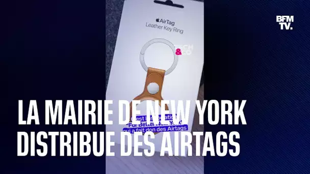 500 Airtags vont être distribués aux habitants de la ville de New York.