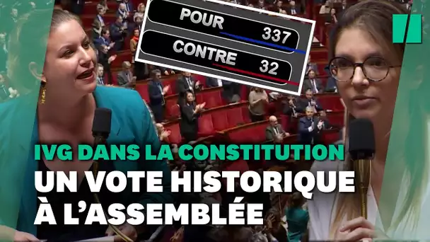 Vote historique à l’Assemblée qui dit oui à l’inscription de l’IVG dans la Constitution