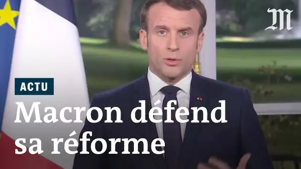 Réforme des retraites : Macron souhaite un « compromis rapide » dans ses voeux 2020
