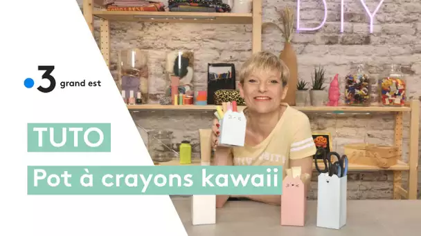 Tuto pot à crayon : créer un pot mignon avec une brique en carton