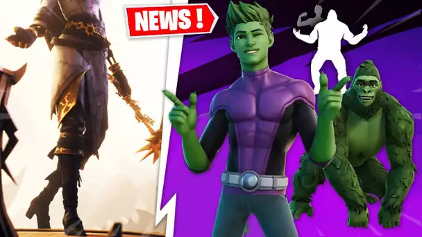 LA FEMME D'ORO ET BEAST BOY DE DC SUR FORTNITE + NOUVELLE MAJ 16.40 ! (FORTNITE X TEEN TITANS)