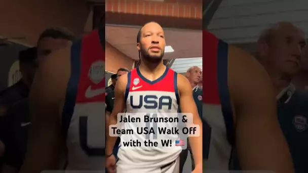 Jalen Brunson Leads #USABMNT to Victory vs Spain! 😤🔥| #Shorts