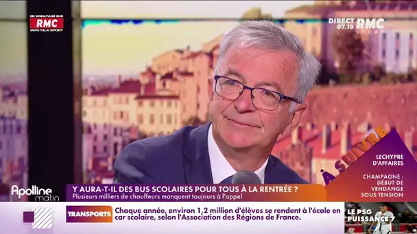 Bonneau : "Nous estimons que 5% des circuits de transports scolaires sont en difficultés"