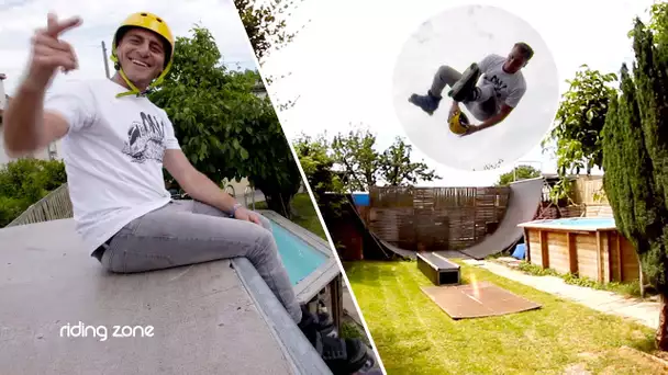 Il transforme son jardin en skatepark ! (feat. AKTA)