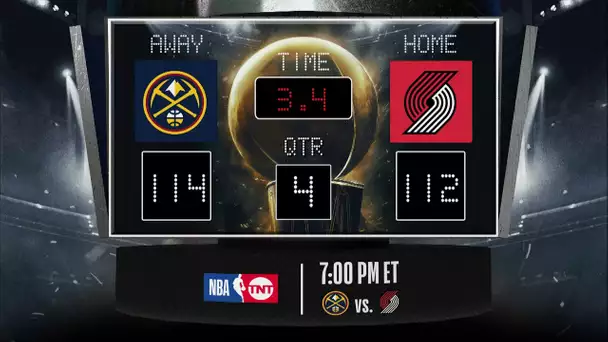 Nuggets @ Trail Blazers LIVE Scoreboard - Join the conversation & catch all the action on #NBAonTNT!