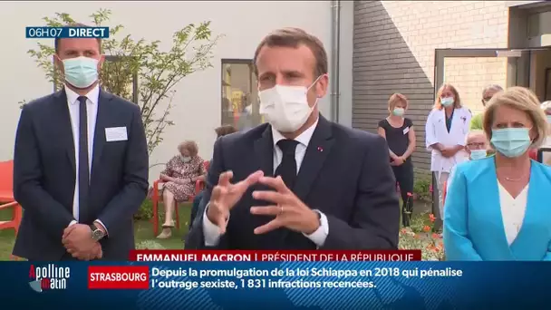 Covid-19: Macron dans un Ehpad du Loir-et-Cher pour appeler à "redoubler d'attention"