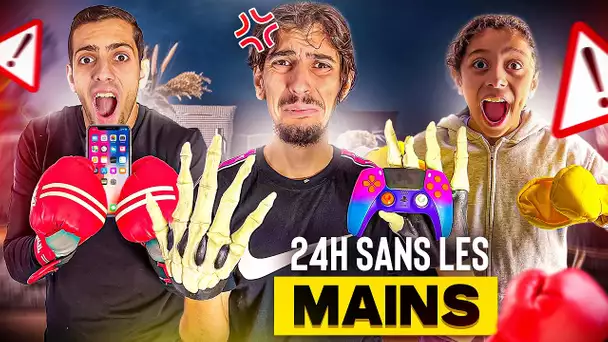 24H Avec Des Nouvelles Mains Challenge 😭 (c'est IMPOSSIBLE)