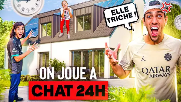 ON JOUE A CHAT PENDANT 24H 😂 ( Myriam a triché 🚨)
