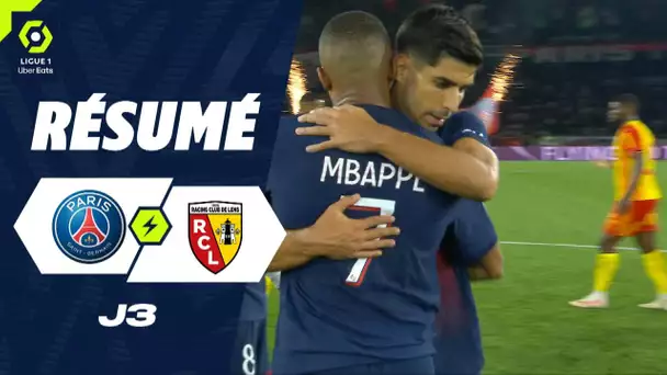 PARIS SAINT-GERMAIN - RC LENS (3 - 1) - Résumé - (PSG - RCL) / 2023-2024