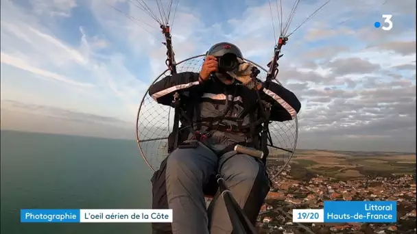 Les paysages et les lumières de la Côte d'Opale en photos depuis un paramoteur.