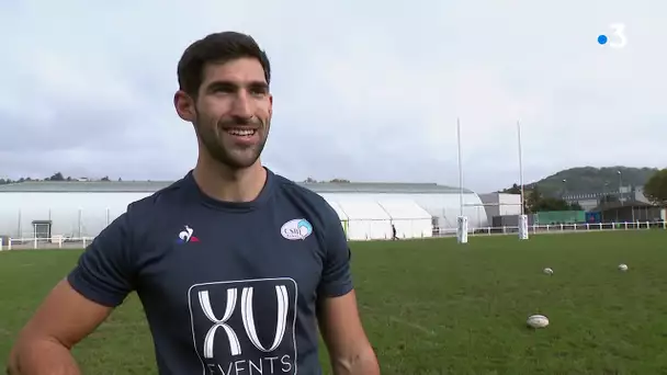 Rugby : Nicolas Cachet, l'arrière aux pieds d'acier du CS Bourgoin-Jallieu