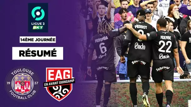 ⚽ Résumé - Ligue 2 BKT : M'Changama et Guingamp gâchent la fête toulousaine !