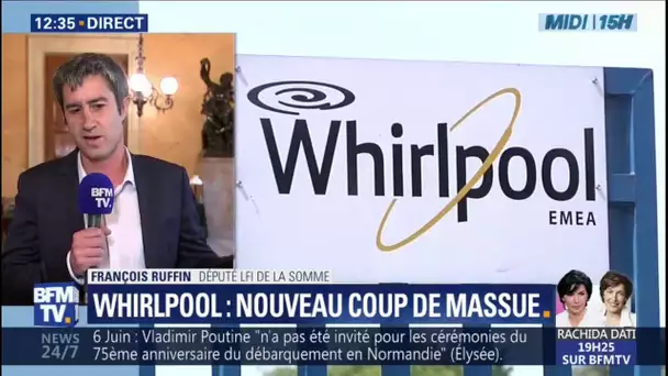 Ruffin (LFI) sur Whirlpool et General Electric : 'À l&#039;arrivée, il n&#039;y a rien'