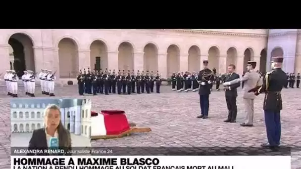 Hommage national pour Maxime Blasco, soldat français tué au Mali • FRANCE 24