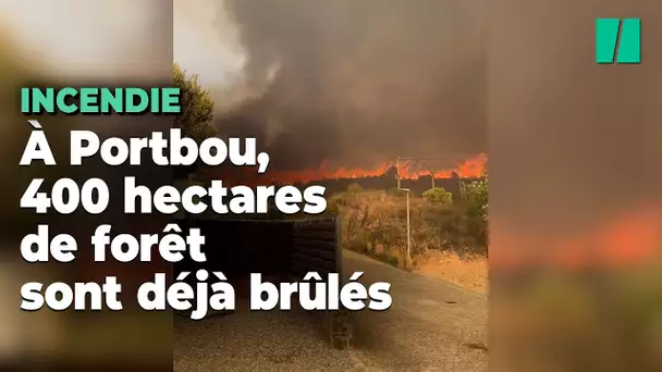 En Espagne, un incendie près de la frontière avec la France a déjà brûlé plus de 400 hectares