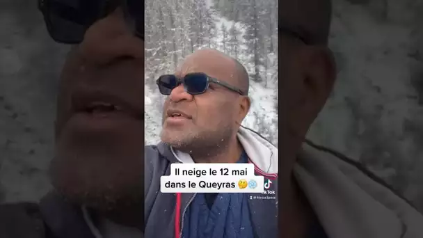 René nous partage un moment inhabituel : des chutes de neige dans le Queyras au mois de mai !