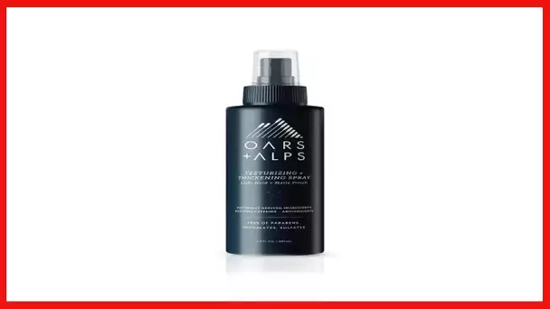Oars + Alps Texturizer and Thickening Spray for Hair, Made with Naturally Derived Ingredients to