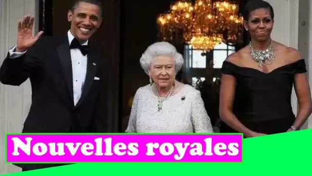 La reine a rompu le protocole royal avec Michelle Obama lors d'une visite d'État - "Un faux pas épiq