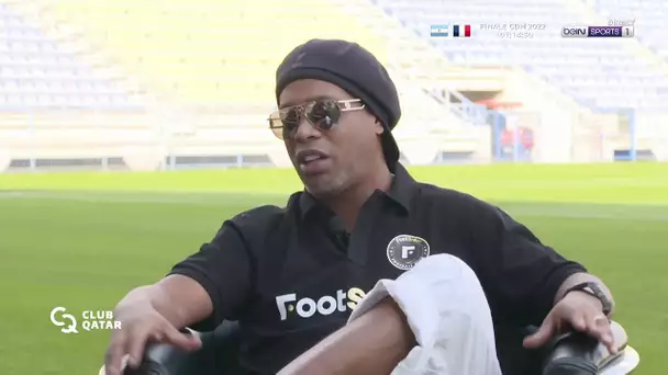 🗨️ Ronaldinho : "J'espère que Messi va réaliser son rêve"