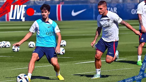 ⚽️ 15 minutes training pre Paris Saint-Germain - AS Monaco 🔴🔵