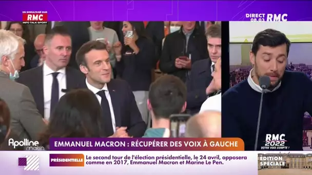 Présidentielle : Emmanuel Macron veut récupérer des voix à gauche
