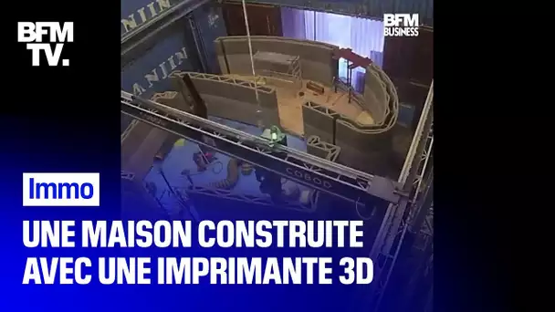 Cette maison de deux étages en béton a été entièrement construite avec une imprimante 3D