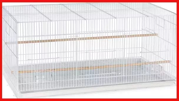 Prevue Pet Products Flight Cage Metal Steel Bird Crate, Multi-Bird Home Stackable Cage for Bird