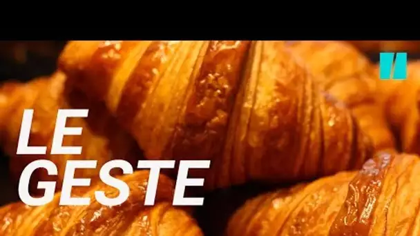 Pour faire de délicieux croissants, il faut déjà apprendre à les rouler comme un pro