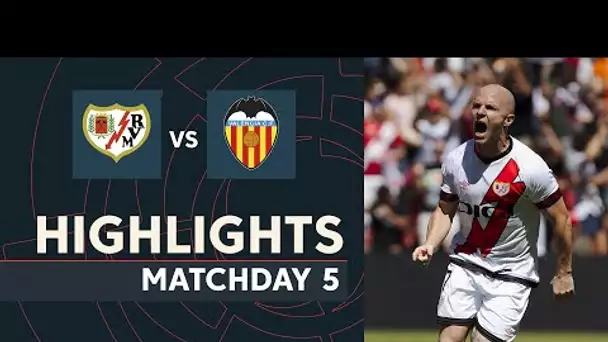 Resumen de Rayo Vallecano vs Valencia CF (2-1)