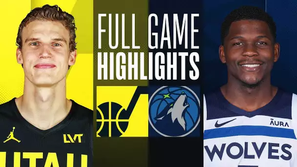 JAZZ at TIMBERWOLVES | FULL GAME HIGHLIGHTS | November 4, 2023