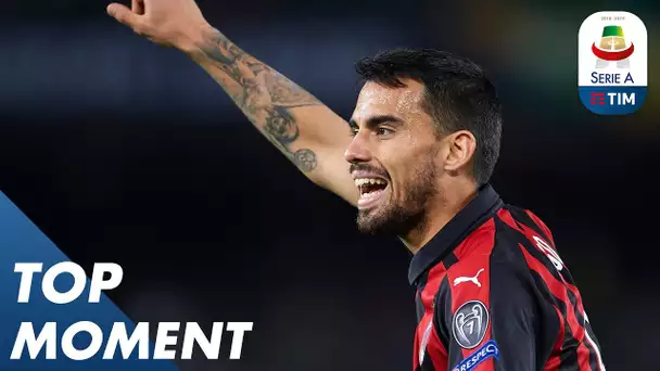 Suso curls in magical free kick! | Milan 2-0 Frosinone | Top Moment | Serie A