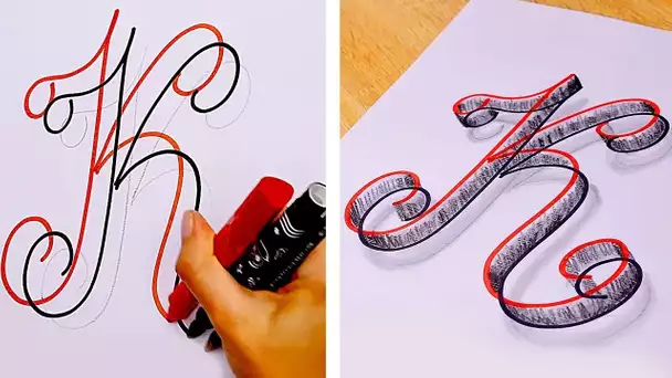 25 ASTUCES ET TECHNIQUES FACILES DE DESSIN ET DE CALLIGRAPHIE