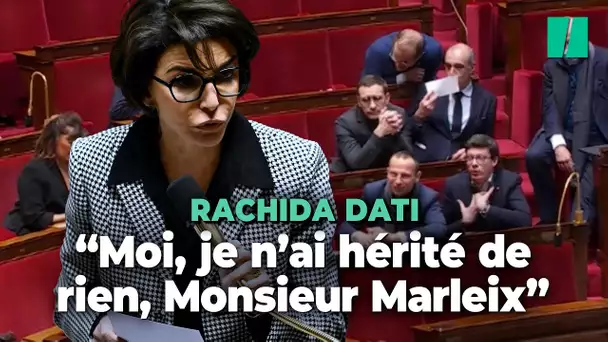 Rachida Dati chahutée pour son retour à l'Assemblée