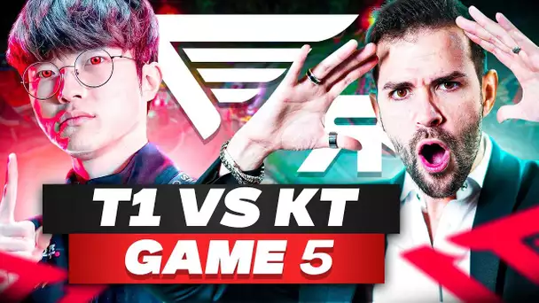 LA SEULE GAME DE L' ANNÉE que vous DEVEZ VOIR ABSOLUMENT ! (GAME 5 T1 vs KT)